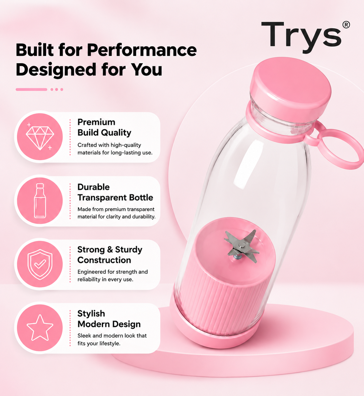 Travel Portable Mini Juice Blender