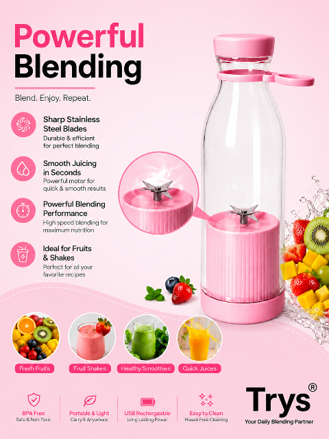 Travel Portable Mini Juice Blender
